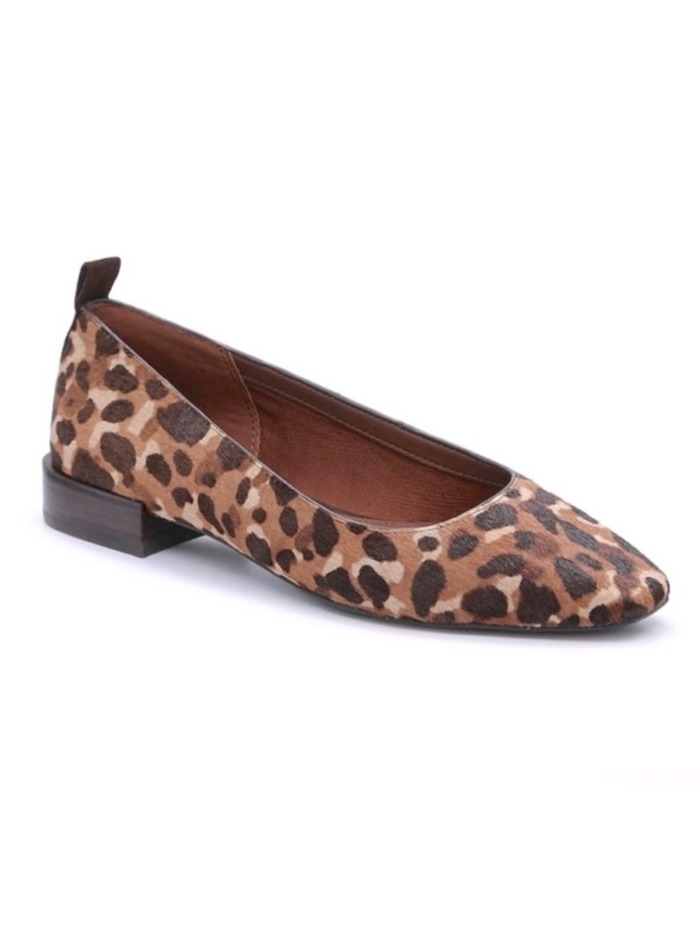 Essex Lane Animal Print Calf Hair Elyn Slip On Flats